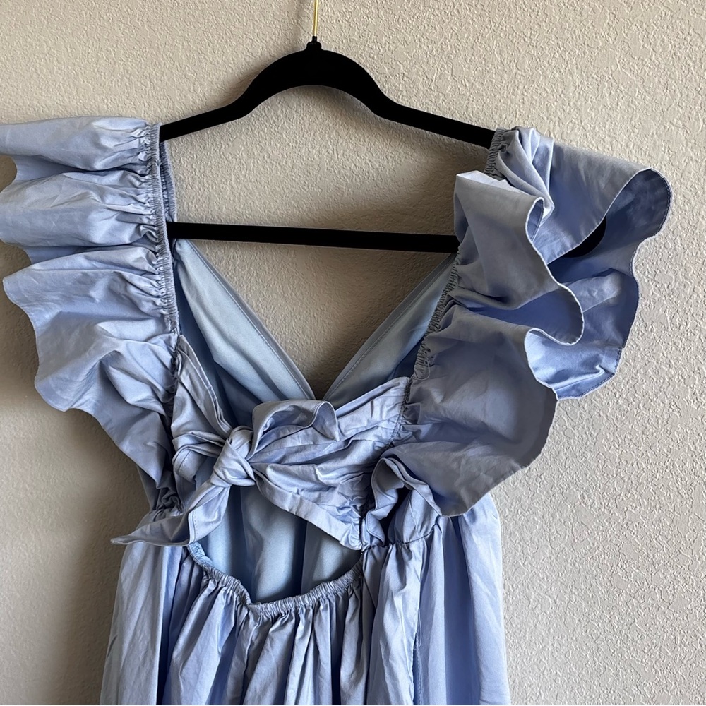 Light Blue Day + Moon Dress - Medium - Picture 5 of 6